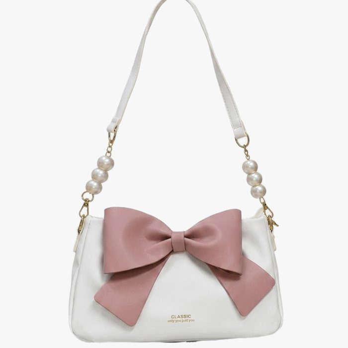 Bag Classis Bag 1 Classic Luxury Bow & Pearl Ladies Bag in Bangladesh | Arasbd