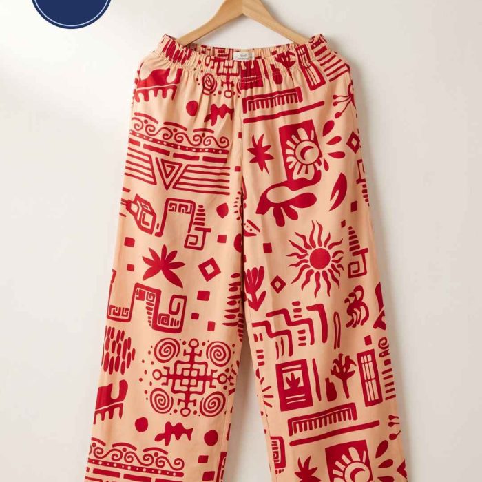 Aras ladies palazzo with stylish printed design Bangladesh