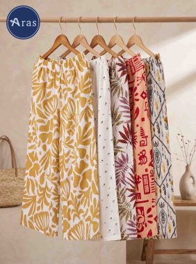 Aras ladies palazzo with stylish printed design Bangladesh