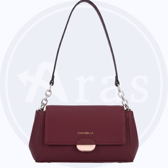 CHRISBELLA AA1047, CHRISBELLA Bag, Ladies Leather Bag, Women's Shoulder Bag, Crossbody Bag Bangladesh, Premium Ladies Bag, Fashion Handbag, Leather Handbag, Office Bag for Women, Luxury Ladies Bag Bangladesh